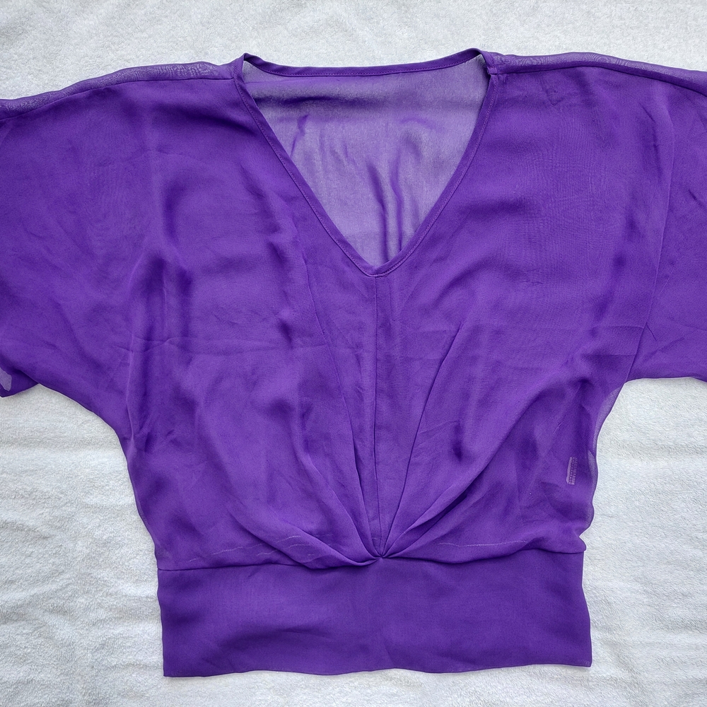 Purple Dolman Blouse